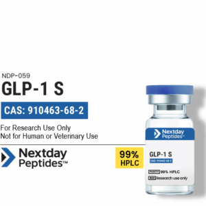 GLP1 Sema research peptide vial — ≥99% HPLC, CAS 910463-68-2 — Nextday Peptides, research use only