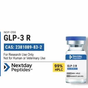 GLP3 Reta research peptide vial — ≥99% HPLC, CAS 2381089-83-2 — Nextday Peptides, research use only